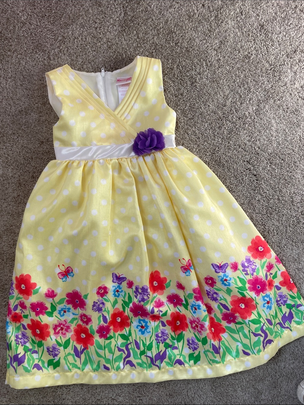 Nanette Girl Spring Dots Dress